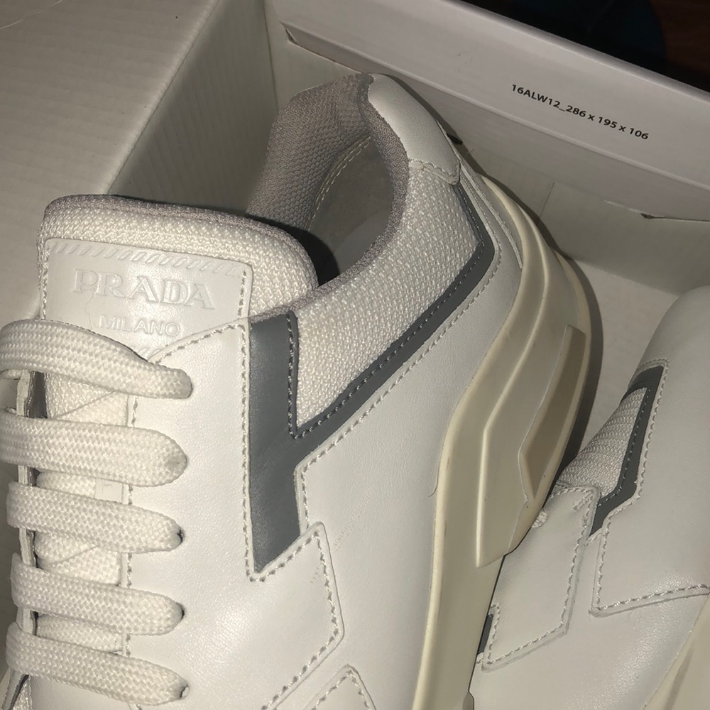 Prada Milano Leather Sneakers